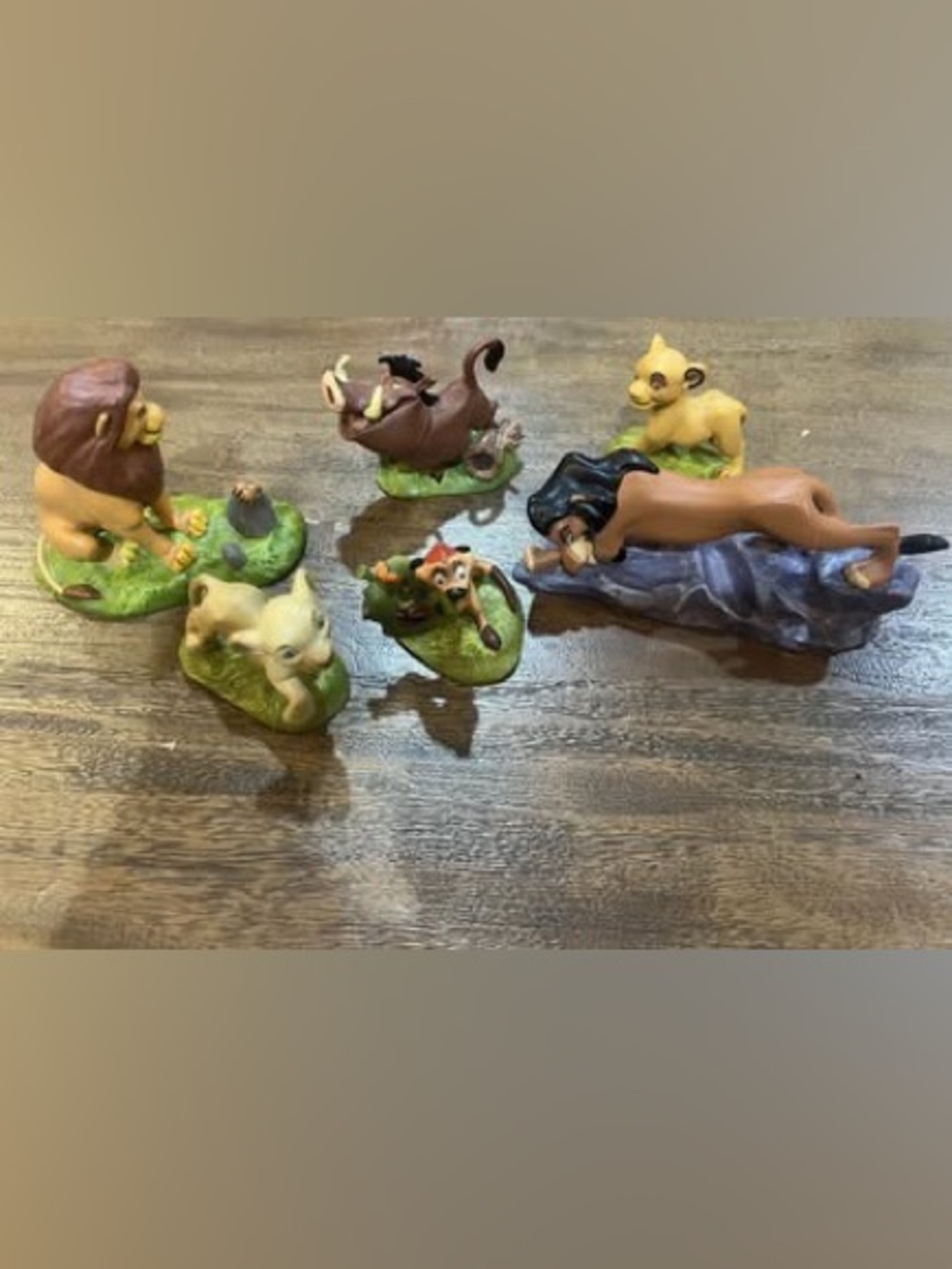 Disney’s The Lion King Set Of 6 PVC Figures Disney Store Simba Mufasa Scar